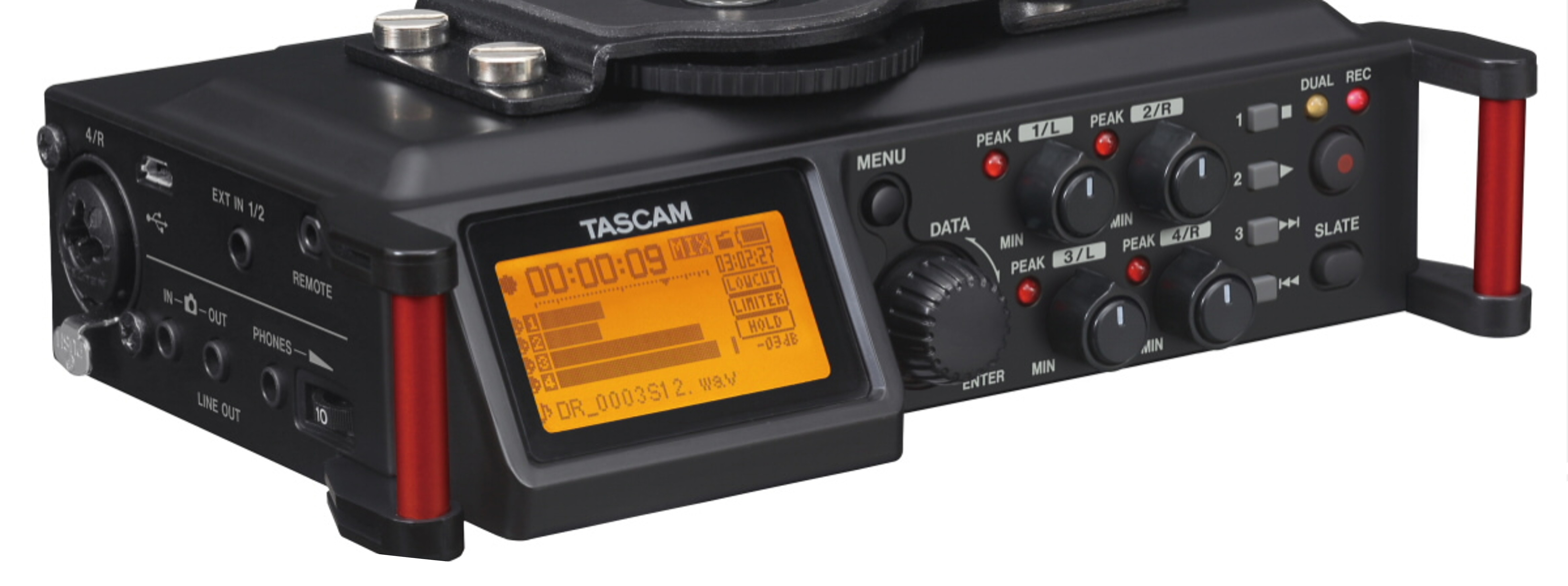 TASCAM DR-70D Audio Recorder