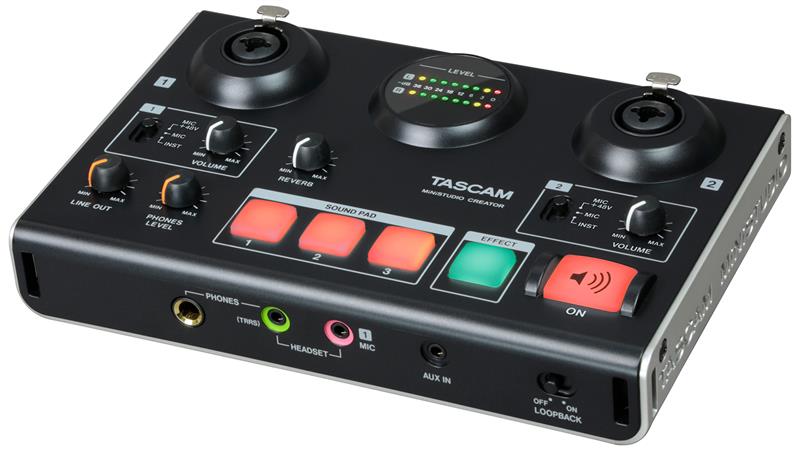 TASCAM Mini Studio Creator US-42 Audio Interface